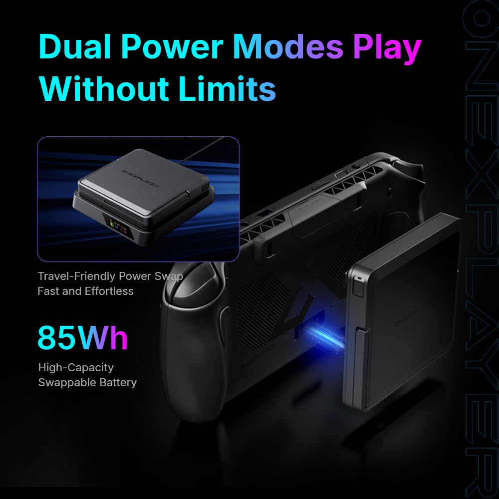 WEELIAO OneXFly Apex Portable Handheld Gaming PC with AMD Ryzen AI Max+ 395 CPU, AMD Radeon 8060S GPU, 8-inch 120Hz Display, Liquid Cooling for AAA PC Games, Windows 11 Handheld (48G+1TB)