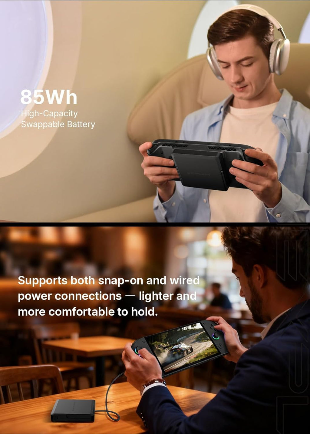 WEELIAO OneXFly Apex Portable Handheld Gaming PC with AMD Ryzen AI Max+ 395 CPU, AMD Radeon 8060S GPU, 8-inch 120Hz Display, Liquid Cooling for AAA PC Games, Windows 11 Handheld (48G+1TB)