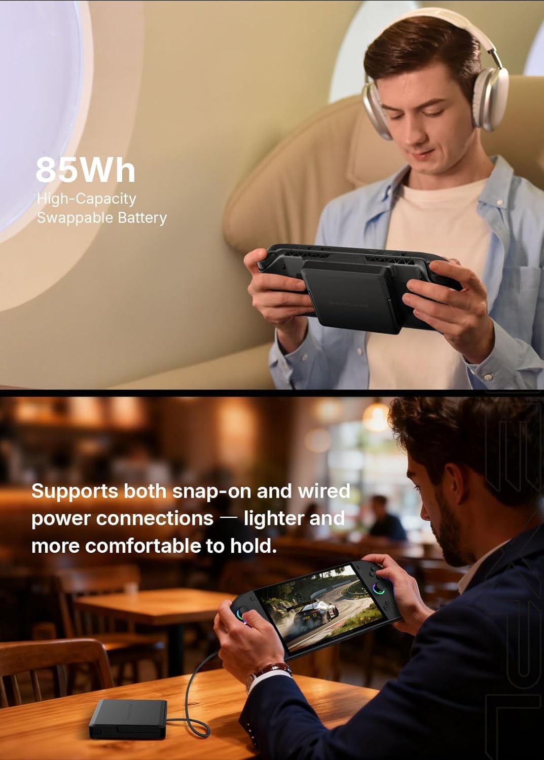 WEELIAO OneXFly Apex Portable Handheld Gaming PC with AMD Ryzen AI Max+ 395 CPU, AMD Radeon 8060S GPU, 8-inch 120Hz Display, Liquid Cooling for AAA PC Games, Windows 11 Handheld (48G+1TB)
